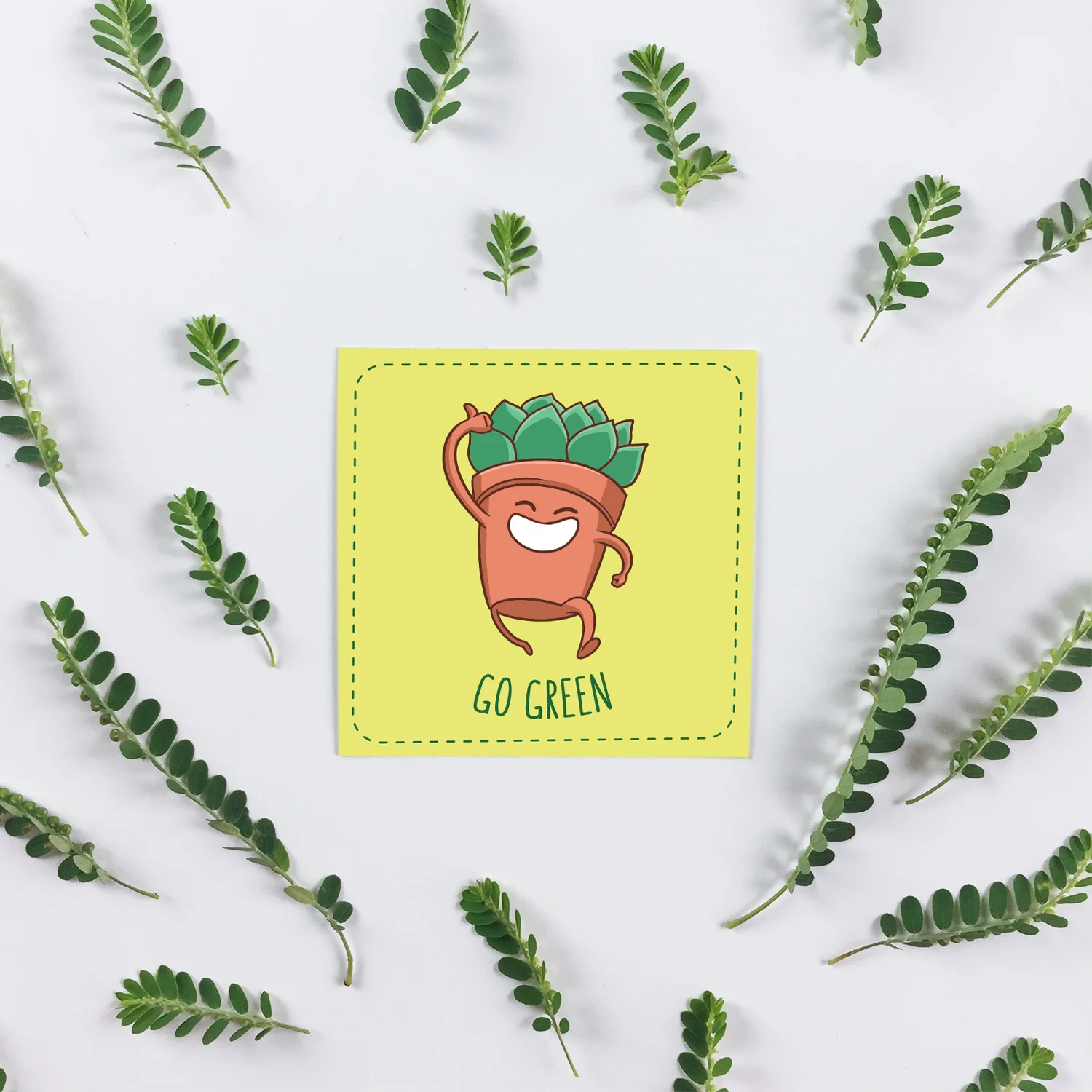 Green Habits Stickers Reminders Pack Of 12 - Image 5