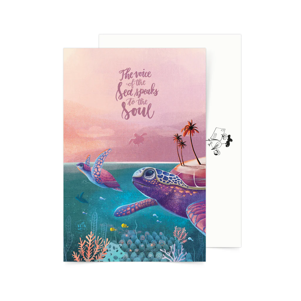 I Lost My Heart To The Sea Postcard Set Of 3 - Image 4
