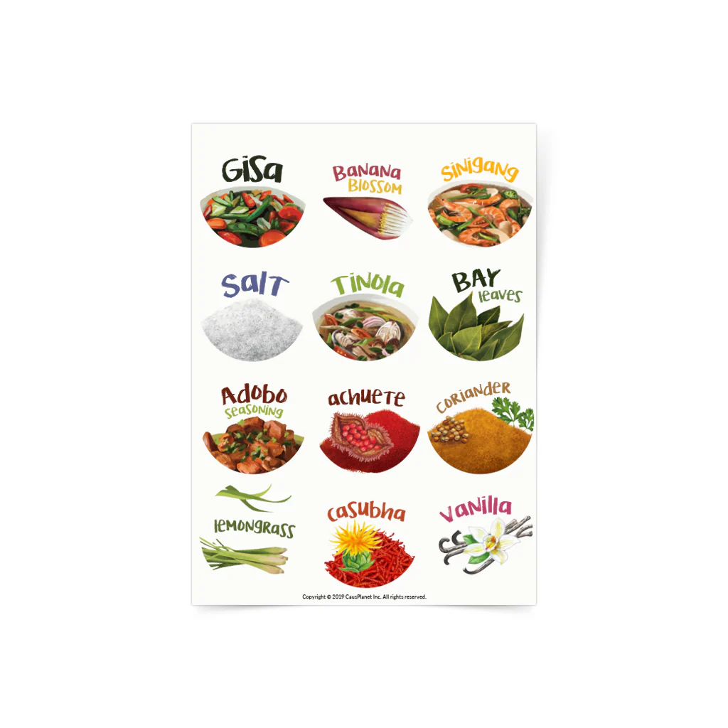 Philippine Spices Sticker Sheets Set Of 2 - Image 4