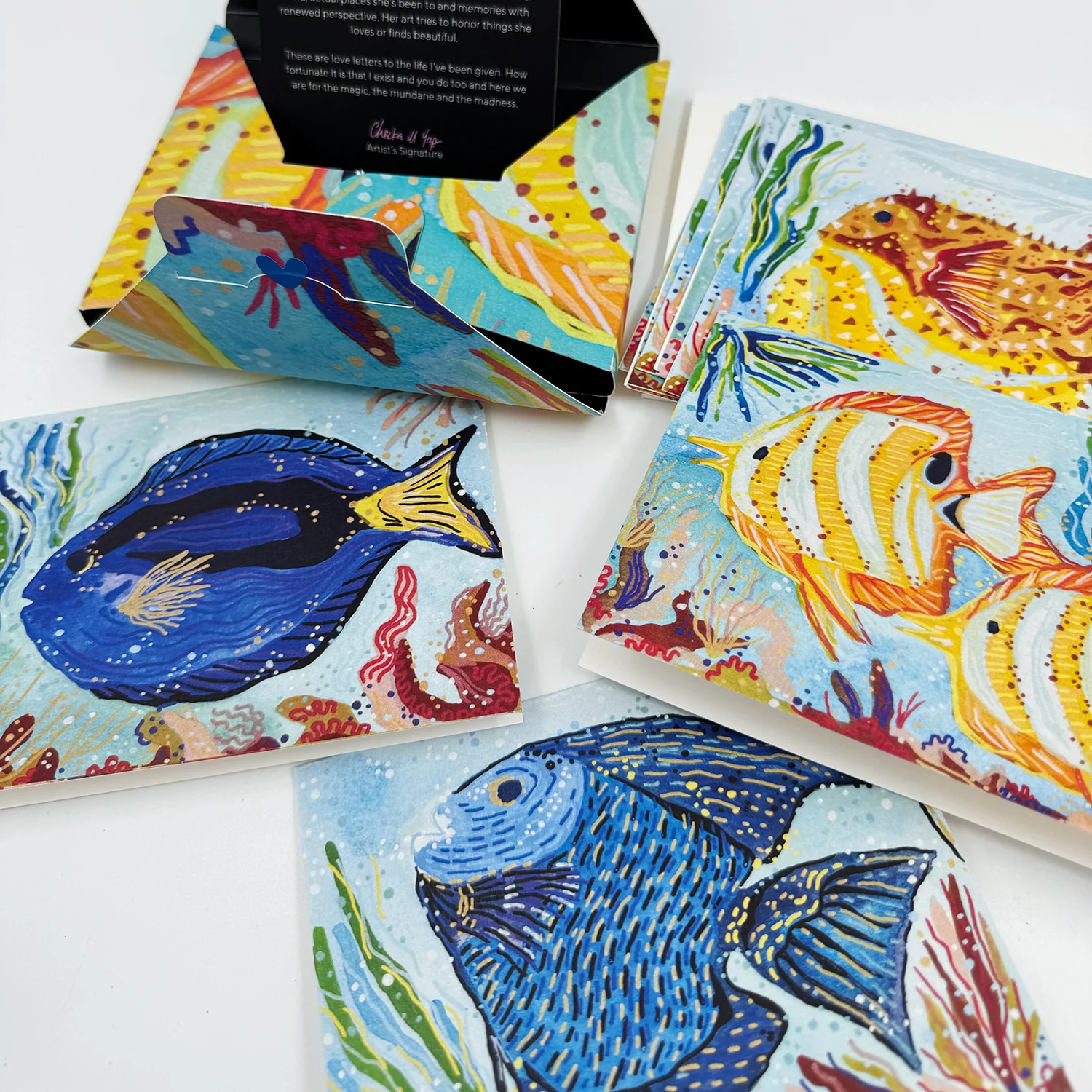 The Coral Fish Greeting Cards by Purple Seaweed Studio - Image 5