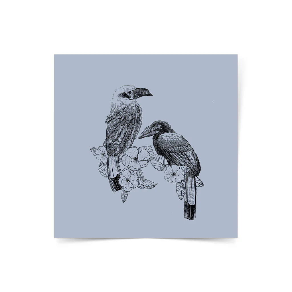 Visayan Hornbill Limited Edition Art Print by Geneva Alvarez - Image 3